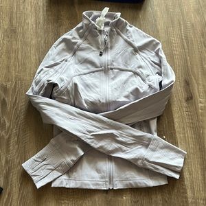 Lululemon cropped ribbed define jacket